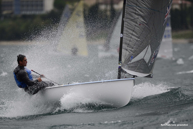 UK Champion Cornish Fourth at Malcesine Int Finn Cup.