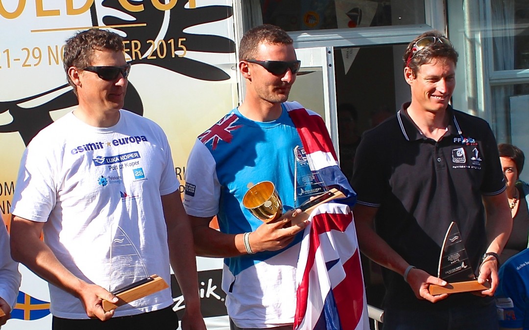 Lobert and Zbogar join Scott on the podium