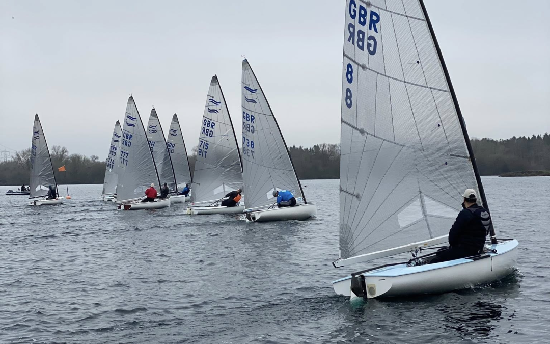 Tight racing at the Burghfield Open…